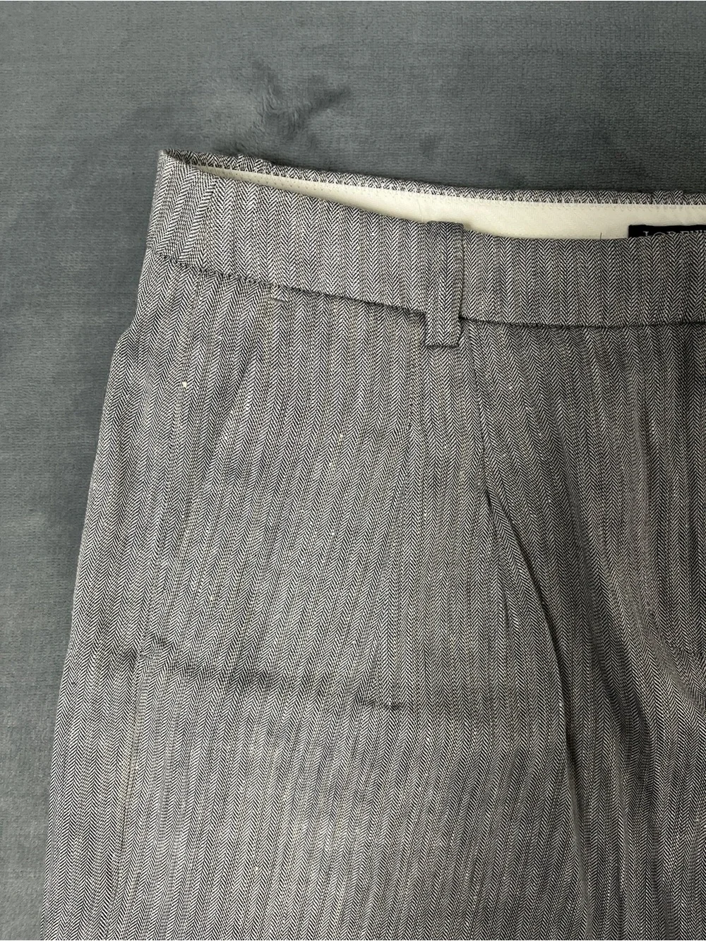 J. Crew Lucia Short Women’s Size 6 32x4 Herringbone Linen Blend